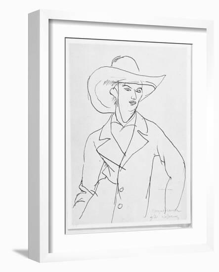 Raymond Radiguet 1921-Roger de La Fresnaye-Framed Giclee Print