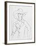 Raymond Radiguet 1921-Roger de La Fresnaye-Framed Giclee Print