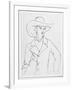 Raymond Radiguet 1921-Roger de La Fresnaye-Framed Giclee Print