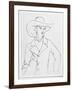 Raymond Radiguet 1921-Roger de La Fresnaye-Framed Giclee Print