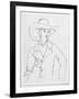 Raymond Radiguet 1921-Roger de La Fresnaye-Framed Giclee Print