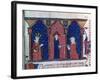 Raymond VII Receives Absolution-null-Framed Giclee Print