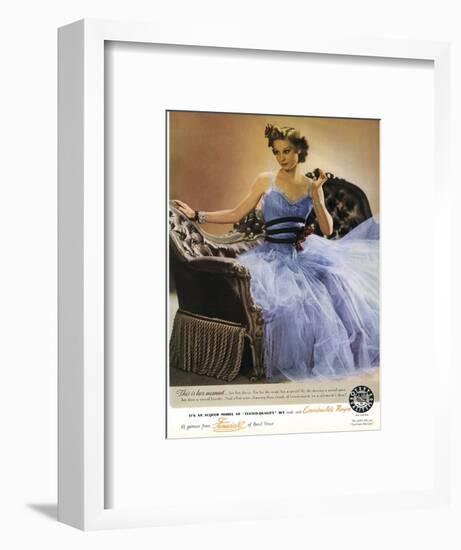 Rayon Ballgown-null-Framed Art Print