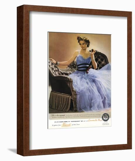 Rayon Ballgown-null-Framed Art Print