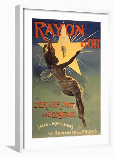 Rayon d'Or, c.1895-PAL (Jean de Paleologue)-Framed Art Print