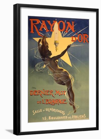 Rayon d'Or, c.1895-PAL (Jean de Paleologue)-Framed Art Print