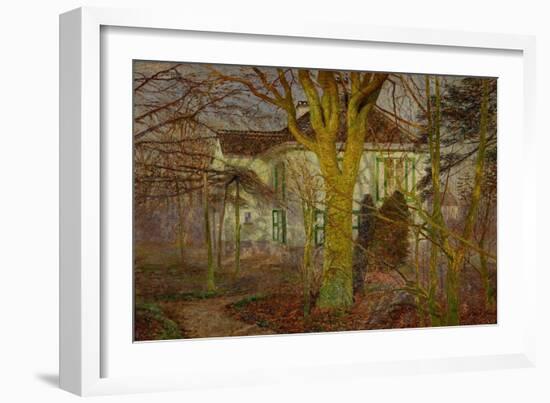 Rayon de soleil-Sunshine, April 1899.The house of the painter in Asten, France-Emile Claus-Framed Giclee Print