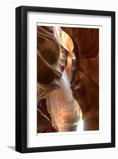 Rays Antelope Canyon Page AZ-null-Framed Art Print