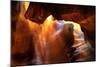 Rays Antelope Canyon Page AZ-null-Mounted Art Print