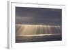 Rays from the Clouds over the Pacific Ocean, Santa Cruz, California-Chuck Haney-Framed Photographic Print