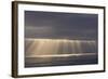 Rays from the Clouds over the Pacific Ocean, Santa Cruz, California-Chuck Haney-Framed Photographic Print