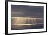 Rays from the Clouds over the Pacific Ocean, Santa Cruz, California-Chuck Haney-Framed Photographic Print