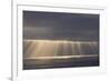 Rays from the Clouds over the Pacific Ocean, Santa Cruz, California-Chuck Haney-Framed Photographic Print