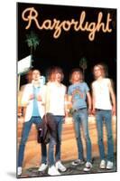 Razorlight Group on Street Music Poster Print-null-Mounted Poster