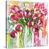 Razzle Dazzle Tulips-Amanda J^ Brooks-Stretched Canvas