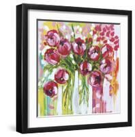 Razzle Dazzle Tulips-Amanda J^ Brooks-Framed Giclee Print
