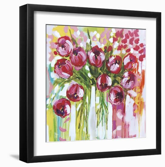 Razzle Dazzle Tulips-Amanda J^ Brooks-Framed Giclee Print