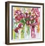 Razzle Dazzle Tulips-Amanda J^ Brooks-Framed Giclee Print