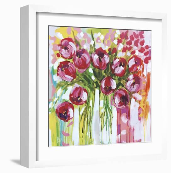 Razzle Dazzle Tulips-Amanda J^ Brooks-Framed Giclee Print