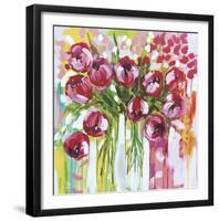 Razzle Dazzle Tulips-Amanda J^ Brooks-Framed Giclee Print