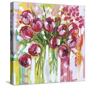 Razzle Dazzle Tulips-Amanda J^ Brooks-Stretched Canvas