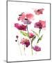 Razzleberry Blossoms-Rebecca Meyers-Mounted Giclee Print