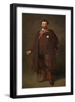 RB Cunninghame Graham (Oil on Canvas)-John Lavery-Framed Giclee Print