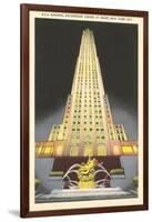 RCA Building, Rockefeller Center, New York City-null-Framed Art Print