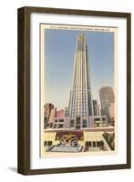 RCA Building, Rockefeller Center, New York City-null-Framed Art Print