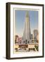 RCA Building, Rockefeller Center, New York City-null-Framed Art Print