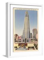 RCA Building, Rockefeller Center, New York City-null-Framed Art Print