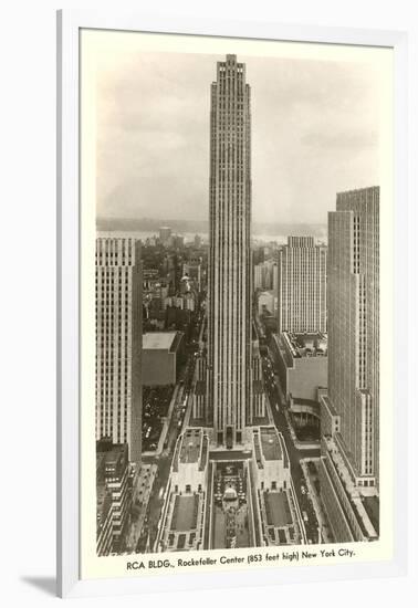 RCA Building, Rockefeller Center, New York City-null-Framed Art Print