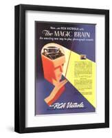 Rca Record Players, USA, 1940-null-Framed Giclee Print