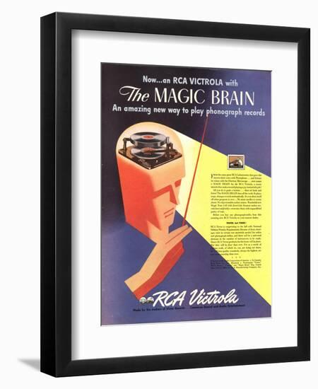 Rca Record Players, USA, 1940-null-Framed Giclee Print