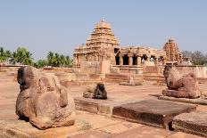 Indian Ancient Architeckture in the Archaeological Place in Pattadakal-rchphoto-Photographic Print