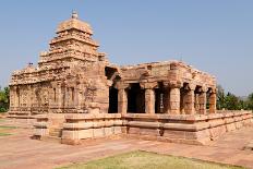 Indian Ancient Architeckture in the Archaeological Place in Pattadakal-rchphoto-Photographic Print