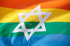 Israel Rainbow Flag-RDStockPhotos-Photographic Print