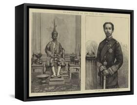 Re-Coronation of the King of Siam-null-Framed Stretched Canvas