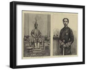 Re-Coronation of the King of Siam-null-Framed Giclee Print