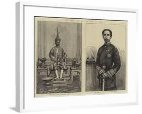 Re-Coronation of the King of Siam-null-Framed Giclee Print