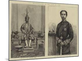 Re-Coronation of the King of Siam-null-Mounted Giclee Print