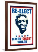 Re-Elect Mayor Goldie Wilson Movie-null-Framed Art Print