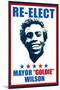 Re-Elect Mayor Goldie Wilson Movie-null-Mounted Art Print