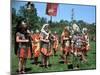 Re-Enactors Dressed as Roman Soldiers-Peter Thompson-Mounted Photographic Print