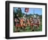 Re-Enactors Dressed as Roman Soldiers-Peter Thompson-Framed Photographic Print