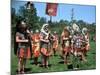 Re-Enactors Dressed as Roman Soldiers-Peter Thompson-Mounted Photographic Print