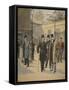 Re-Entry to the Chambres Des Deputes: Three Ghosts-French-Framed Stretched Canvas