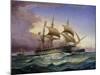 Re Galantuomo Vessel with Two Decks and Re D'Italia Pirofregata Battleship, 1864-null-Mounted Giclee Print