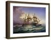 Re Galantuomo Vessel with Two Decks and Re D'Italia Pirofregata Battleship, 1864-null-Framed Giclee Print