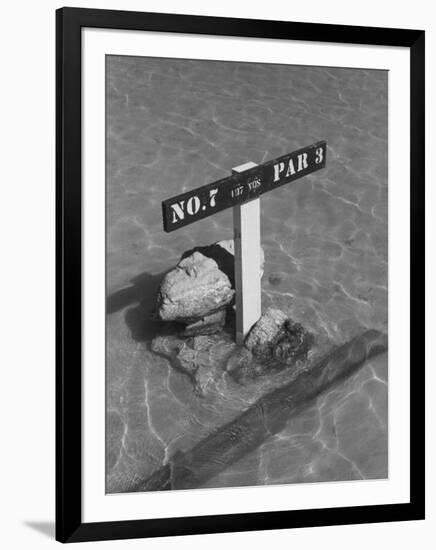 Re: Low Tide Country Club, Wake Island-null-Framed Photographic Print